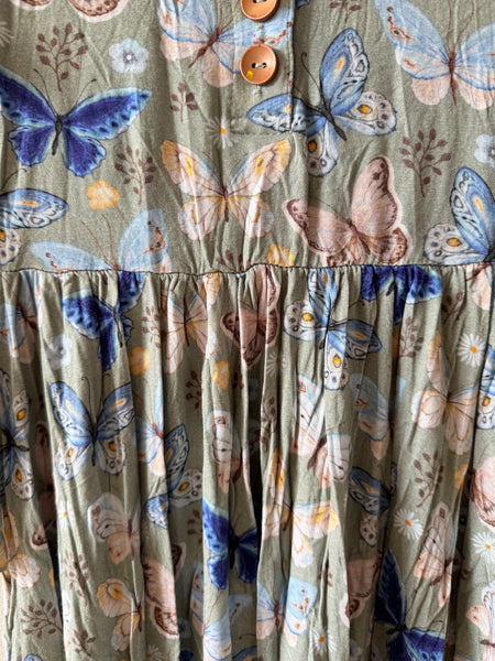 Posh Peanut Butterfly Bamboo Dress • 4-5 years