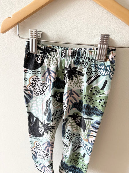 Little and Lively Sloth Leggings • 6-12 months