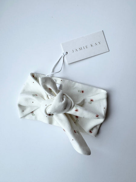 NEW Jamie Kay White Floral Headband • 0-12 months (Baby)