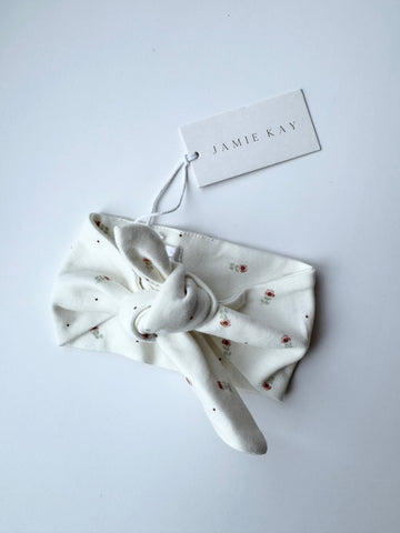 NEW Jamie Kay White Floral Headband • 0-12 months (Baby)