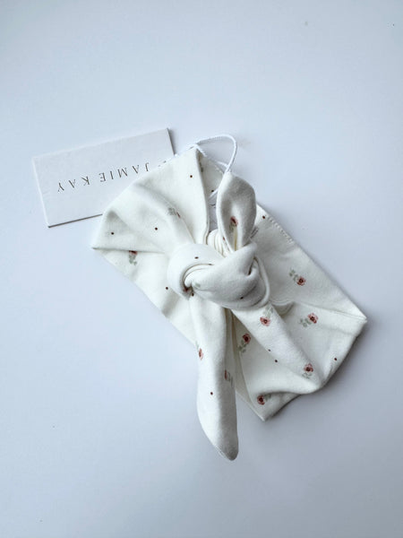 NEW Jamie Kay White Floral Headband • 0-12 months (Baby)