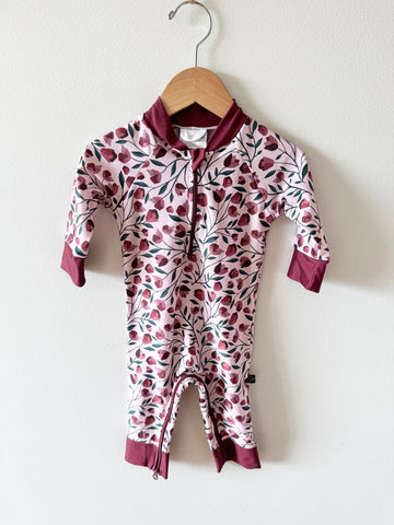 Honeysuckle Swim Co. Pink and Purple Rashguard • 6-12 months