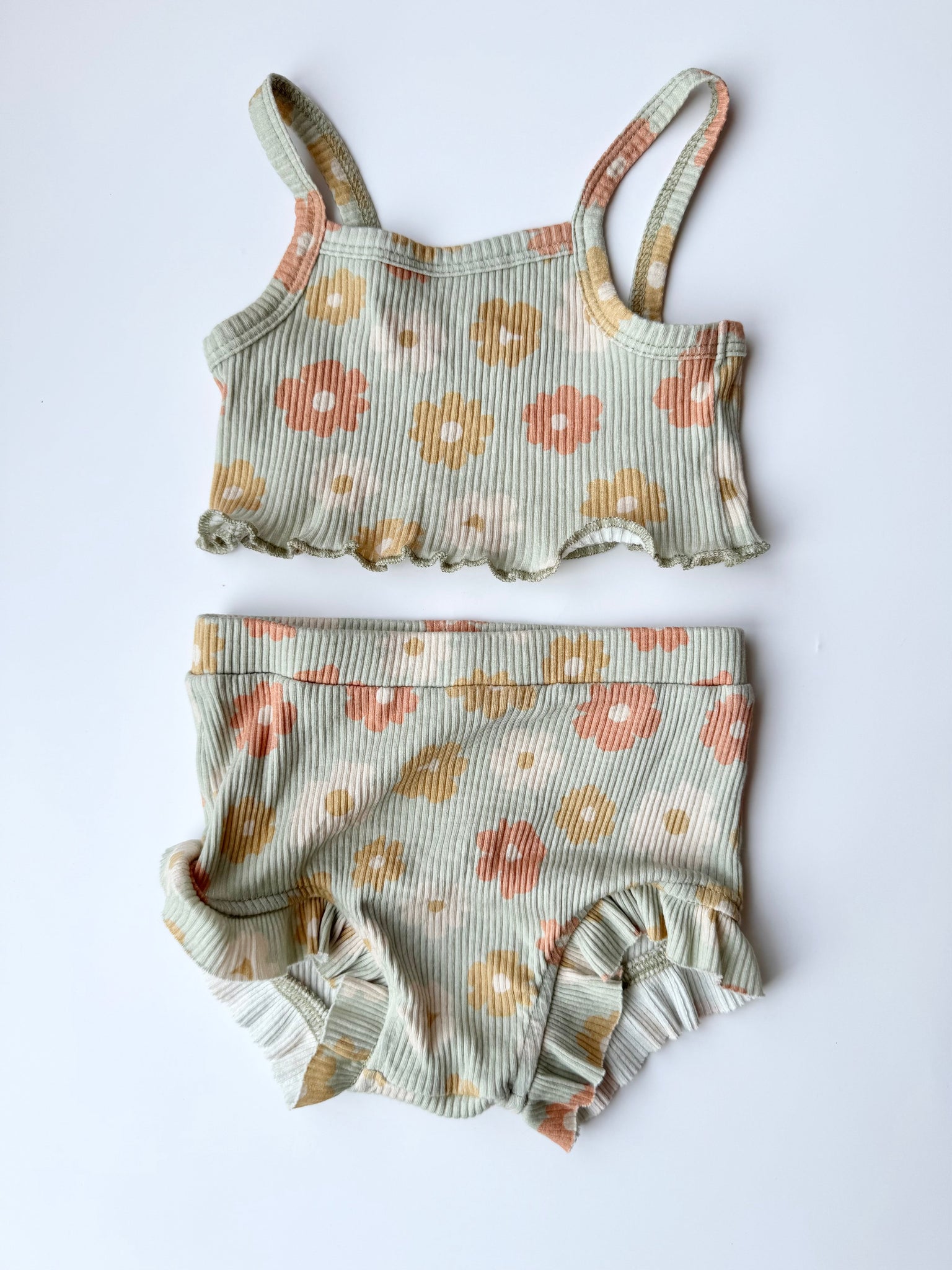 Wild Wawa 2pc Floral Crop Set • 6-18 months