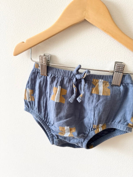 Bonds Blue Cotton Gauze Shorties • 1-2 years