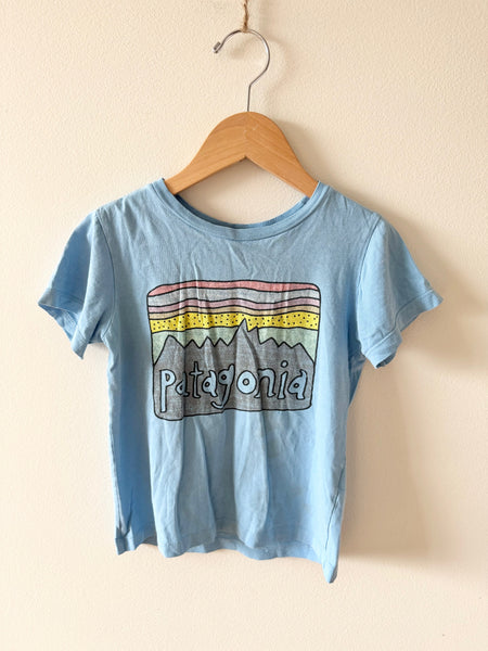 Patagonia Blue T-Shirt • 4-5 years