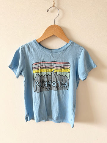 Patagonia Blue T-Shirt • 4-5 years