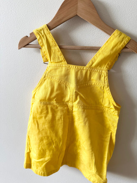 NEW Vintage Baby Eatons Yellow Jumper Dress • 1-2 years