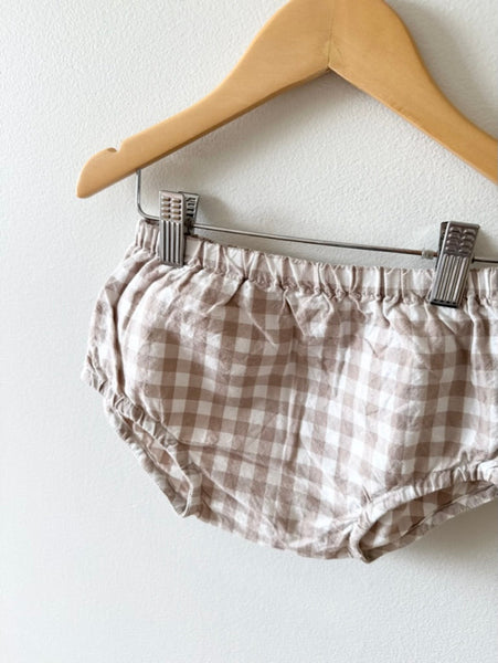 Les Petits Natures Pink Gingham Shorties • 2-3 years