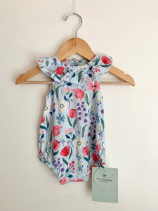 NEW LouLou Lollipop Floral Bubble Romper • 0-3 months