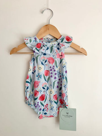 NEW LouLou Lollipop Floral Bubble Romper • 0-3 months