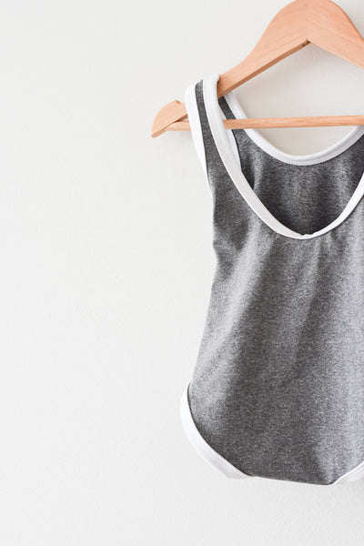 NEW Haven Kids Grey Swimsuit *Rescues* • 18-24 months