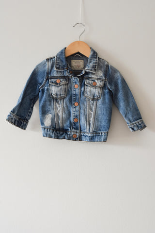 Zara Denim Jacket • 12-18 months