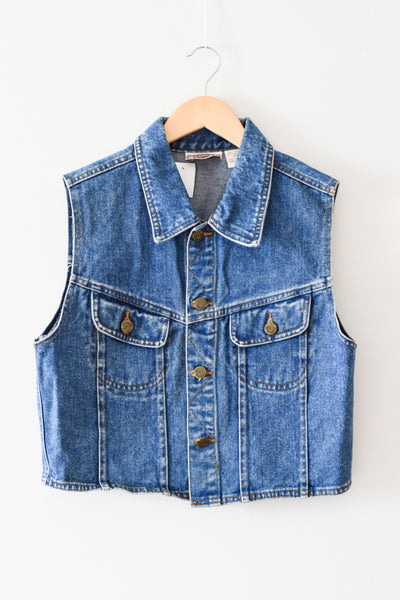 Vintage Nevada Denim Vest • 8-10 years