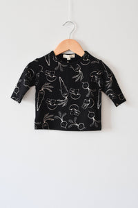 NEW Greige Long Sleeve Shirt • 6-12 months