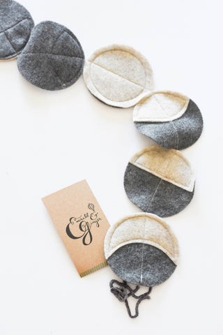 Emerald and Ginger • Moon Phases Garland