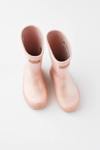 Hunter Pink Boots • 8c