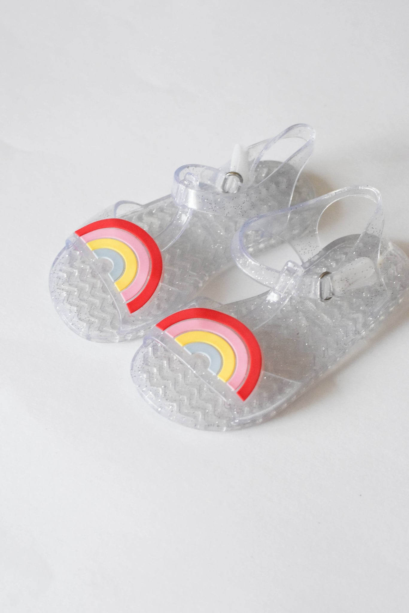 Rainbow Jelly Shoes • 7c