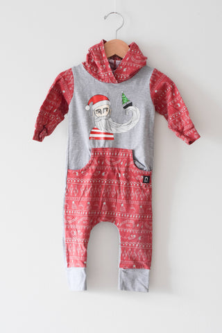 Rags Hooded Romper • 6-12 months