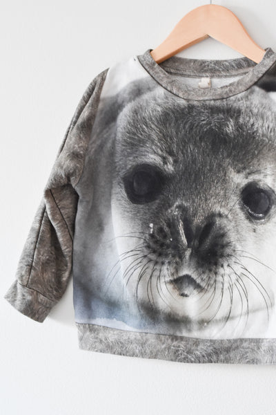 Popupshop Seal Sweater • 2-3 years