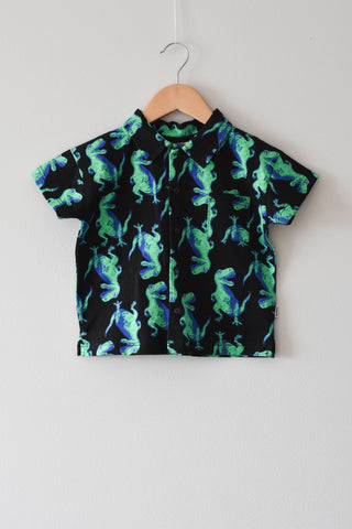 NEW Bonds Dinosaur Button Up Shirt • 18-24 months
