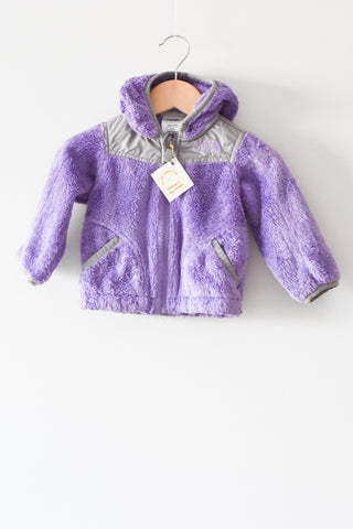 The North Face Hooded Fuzzy Zip Up • 6-12 months