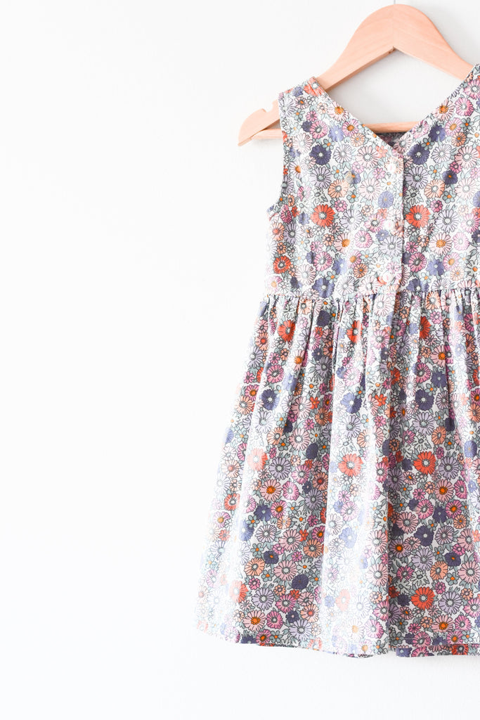 Cotton floral outlet dress