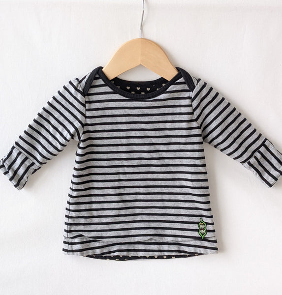 PK Beans Reversible Top • 6-12 months