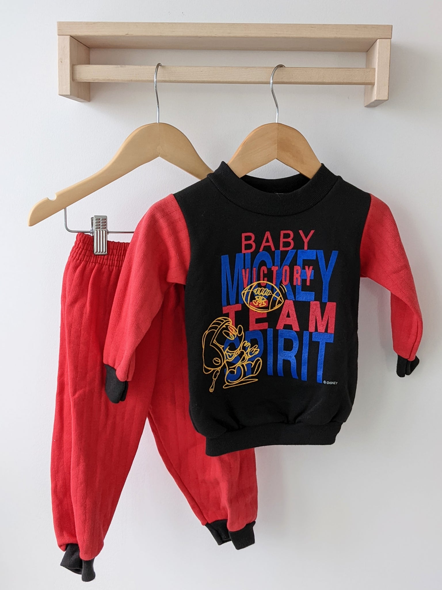 NEW Vintage Baby Mickey Sweatsuit  • 18 months