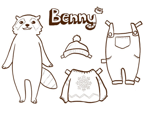FREE DOWNLOAD - Benny and Avery Paper Dolls!
